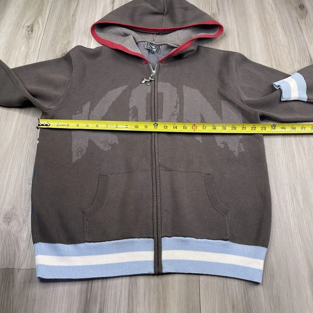 KON Memphis Made Full Zip Hoodie Sweatshirt Unisex Size S Small OS Graphic Print - Picture 3 of 14